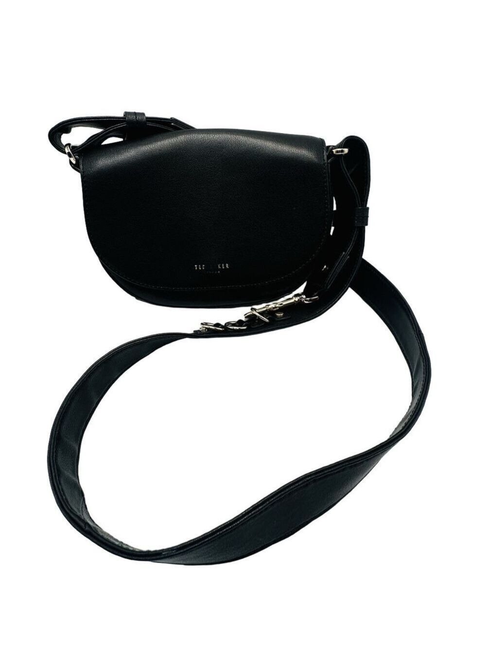 Ted Baker Women's Equenia Equestrian Mini Cross Body Bag Black Leather - Picture 3 of 16
